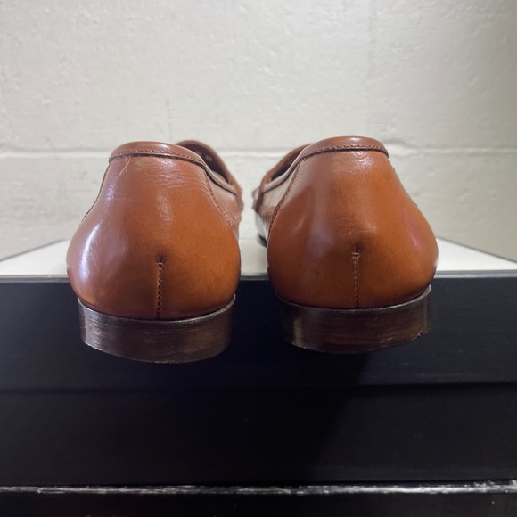 G.H. Bass & Co. 6835 Woven All Leather Tassel Loafer Dress Shoes Mens Size 13 M - Picture 6 of 11